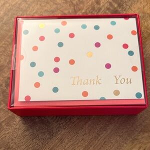 NWT Sheffield Home Multi-color Thank You Card Set